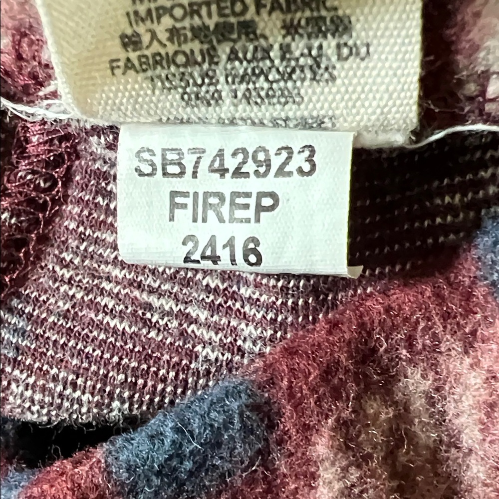 THE GREAT. Red and Blue Plaid Pajama Pants - Picture 5 of 8
